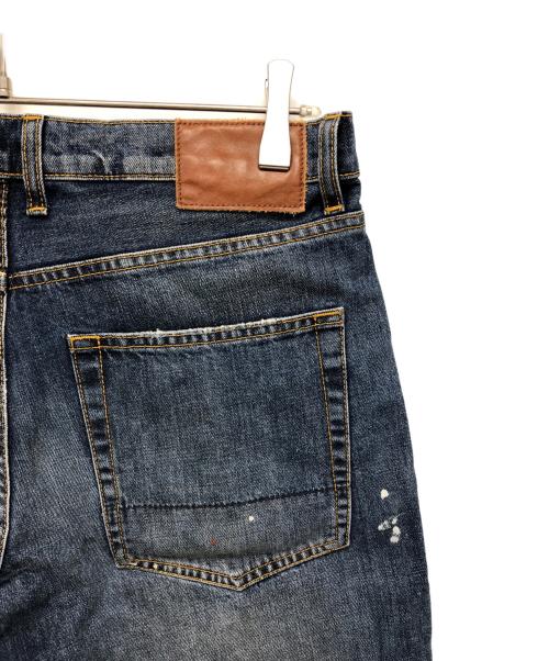 MARNI（マルニ）MARNI (マルニ) ペイント加工ハーフデニムパンツ インディゴ サイズ:W25の古着・服飾アイテム