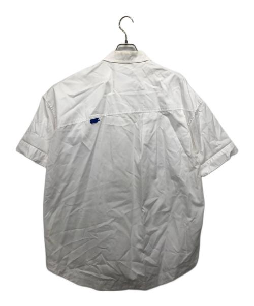 ADER error（アーダーエラー）ADER error (アーダーエラー) アシンメトリードッキングシャツ ホワイト サイズ:Fの古着・服飾アイテム