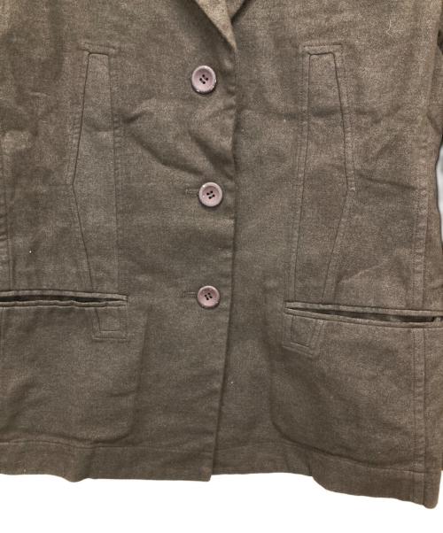 ISSEY MIYAKE（イッセイミヤケ）ISSEY MIYAKE (イッセイミヤケ) ウールジャケット ブラウン サイズ:Mの古着・服飾アイテム
