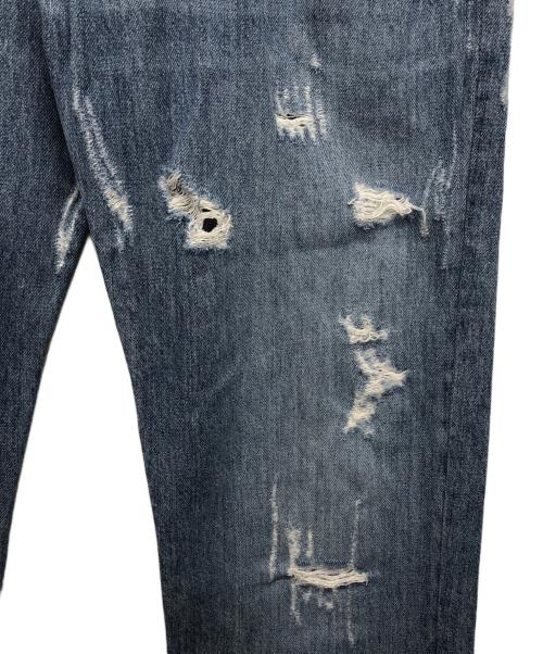 DOLCE & GABBANA（ドルチェ＆ガッバーナ）DOLCE & GABBANA (ドルチェ＆ガッバーナ) 虎刺繍デニムパンツ インディゴ サイズ:44の古着・服飾アイテム