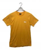 stussyステューシー）の古着「BASIC STUSSY TEE」｜イエロー