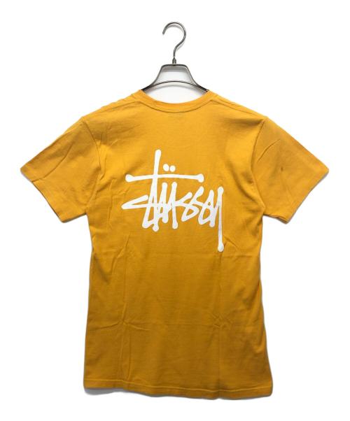 stussy（ステューシー）stussy (ステューシー) BASIC STUSSY TEE イエロー サイズ:Sの古着・服飾アイテム