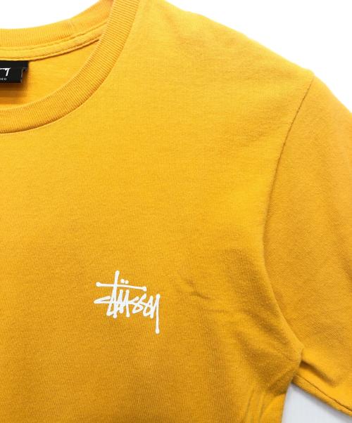 stussy（ステューシー）stussy (ステューシー) BASIC STUSSY TEE イエロー サイズ:Sの古着・服飾アイテム