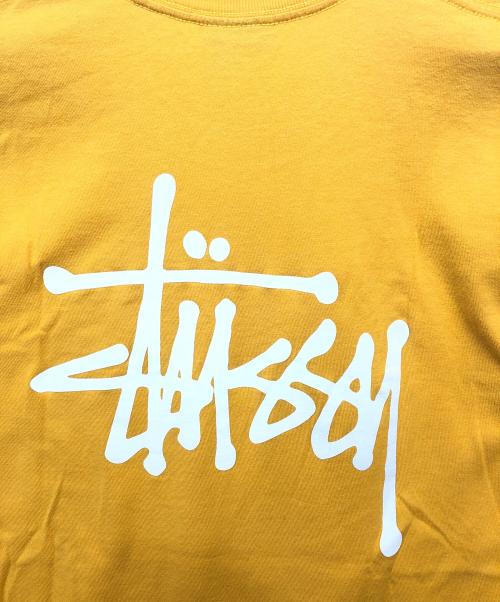 stussy（ステューシー）stussy (ステューシー) BASIC STUSSY TEE イエロー サイズ:Sの古着・服飾アイテム