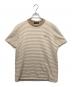 FRED PERRY（フレッドペリー）の古着「ファインストライプ ヘビーウエイトTシャツ」｜ベージュ