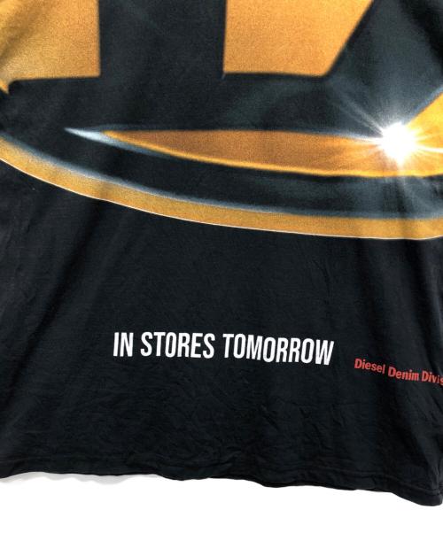DIESEL（ディーゼル）DIESEL (ディーゼル) オーバーサイズグラフィックＴシャツ ブラック サイズ:Mの古着・服飾アイテム