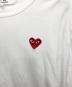 中古・古着 PLAY COMME des GARCONS (プレイ コムデギャルソン) カットソー ホワイト サイズ:XL：7000円