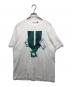 UNDERCOVER（アンダーカバー）の古着「UロゴプリントTシャツ」｜ホワイト