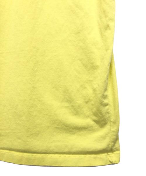 maison kitsune（メゾンキツネ）maison kitsune (メゾンキツネ) TONAL FOX HEAD PATCH REGULAR TEE-SHIRT イエロー サイズ:Lの古着・服飾アイテム