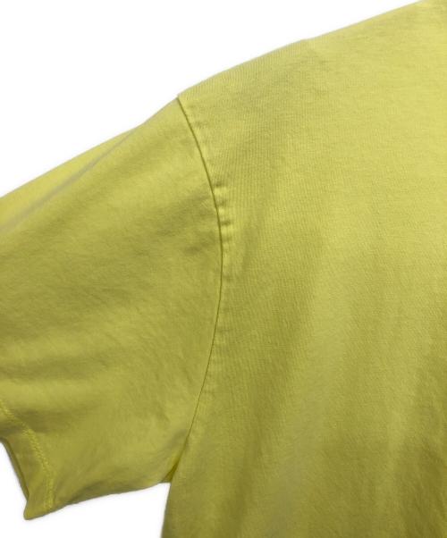 maison kitsune（メゾンキツネ）maison kitsune (メゾンキツネ) TONAL FOX HEAD PATCH REGULAR TEE-SHIRT イエロー サイズ:Lの古着・服飾アイテム