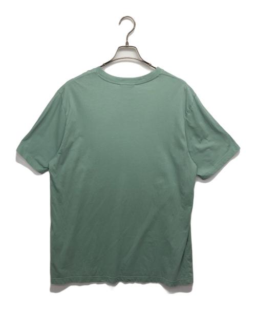 maison kitsune（メゾンキツネ）maison kitsune (メゾンキツネ) Sunset Postcard Comfort T-Shirt グリーン サイズ:Lの古着・服飾アイテム