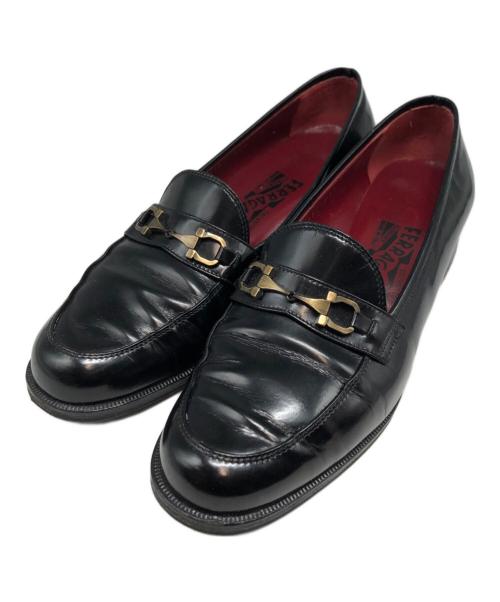 Salvatore Ferragamo（サルヴァトーレ フェラガモ）Salvatore Ferragamo (サルヴァトーレ フェラガモ) ビットローファー ブラック サイズ:6の古着・服飾アイテム