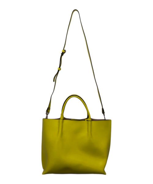 GIANNI CHIARINI（ジャンニ キアリーニ）GIANNI CHIARINI (ジャンニ キアリーニ) TWENTY L/B バッグ イエローの古着・服飾アイテム