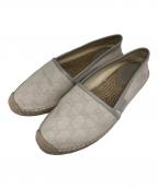 GUCCIグッチ）の古着「エスパドリーユスリッポン」｜ベージュ