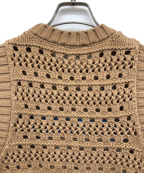 GANNI（ガニー）GANNI (ガニー) Cotton Rope Short Vest ブラウン サイズ:Sの古着・服飾アイテム