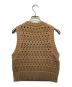 GANNI (ガニー) Cotton Rope Short Vest ブラウン サイズ:S：9000円