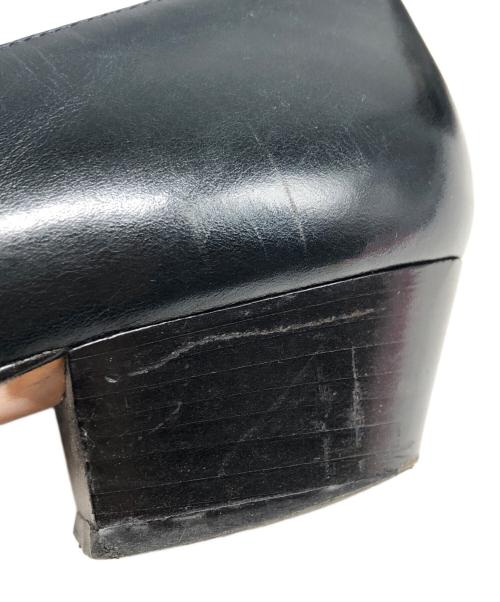 Salvatore Ferragamo（サルヴァトーレ フェラガモ）Salvatore Ferragamo (サルヴァトーレ フェラガモ) ヴァラリボンパンプス ネイビー サイズ:24の古着・服飾アイテム