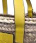 中古・古着 LOEWE (ロエベ) BASKET BAG SMALL/バスケットバッグ スモール ベージュ×イエロー：55000円