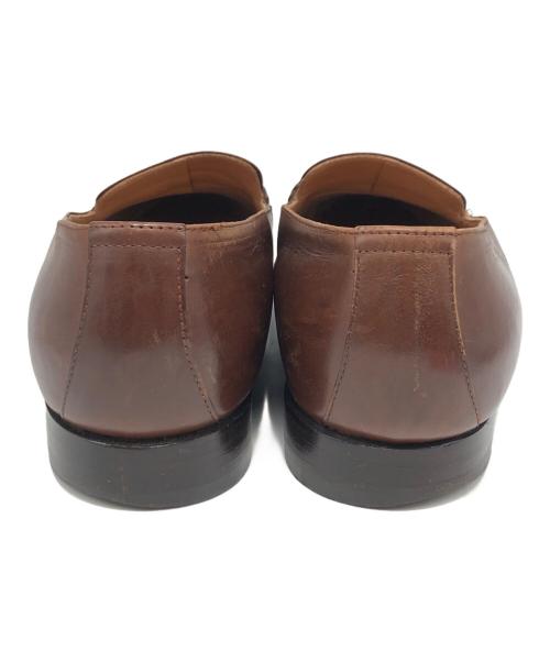 GIANNI VERSACE（ジャンニ・ヴェルサーチ）GIANNI VERSACE (ジャンニ・ヴェルサーチ) レザーシューズ ブラウン サイズ:41 1/2の古着・服飾アイテム