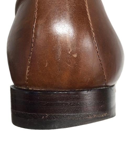 GIANNI VERSACE（ジャンニ・ヴェルサーチ）GIANNI VERSACE (ジャンニ・ヴェルサーチ) レザーシューズ ブラウン サイズ:41 1/2の古着・服飾アイテム