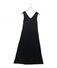 Adam et Rope（アダム エ ロペ）の古着「バックリボンフレアワンピース」｜ブラック