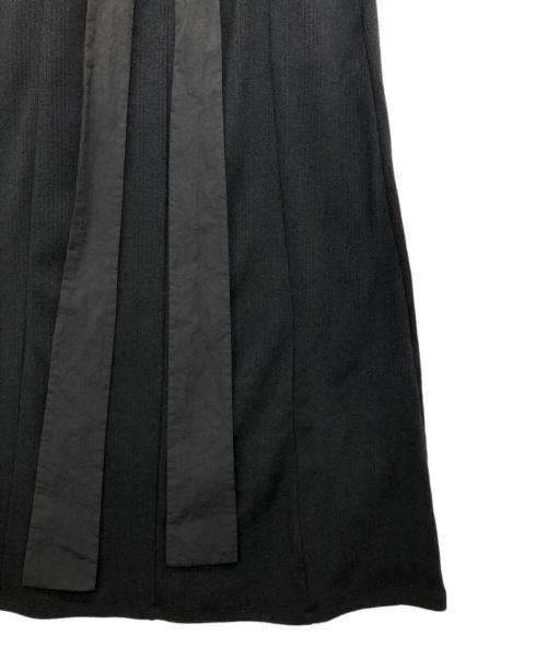 Adam et Rope（アダム エ ロペ）Adam et Rope (アダム エ ロペ) バックリボンフレアワンピース ブラック サイズ:Fの古着・服飾アイテム