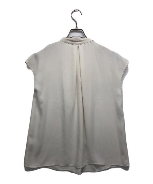 UNITED ARROWS TOKYO（ユナイテッドアローズトウキョウ）UNITED ARROWS TOKYO (ユナイテッドアローズトウキョウ) フロントタックフレンチスリーブブラウス ベージュ サイズ:記載なしの古着・服飾アイテム