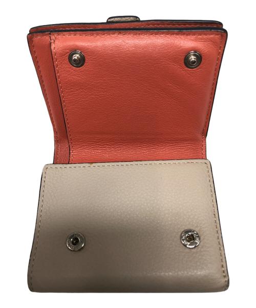 LOEWE（ロエベ）LOEWE (ロエベ) TRIFOLD WALLET AVENA CL ベージュの古着・服飾アイテム