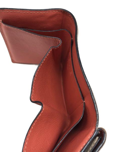 LOEWE（ロエベ）LOEWE (ロエベ) TRIFOLD WALLET AVENA CL ベージュの古着・服飾アイテム