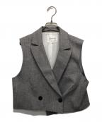 CADUNEカデュネ）の古着「梳毛調ジレ」｜グレー