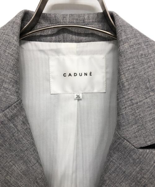 CADUNE（カデュネ）CADUNE (カデュネ) 梳毛調ジレ グレー サイズ:36の古着・服飾アイテム