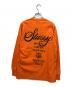 stussy (ステューシー) ロングスリーブカットソー オレンジ サイズ:S：5000円