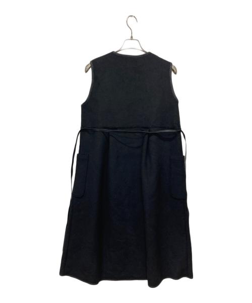 LINKABLE（リンカブル）LINKABLE (リンカブル) ロングベスト ブラック サイズ:‐の古着・服飾アイテム