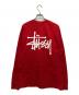 stussy (ステューシー) ロングスリーブカットソー レッド サイズ:M：5000円