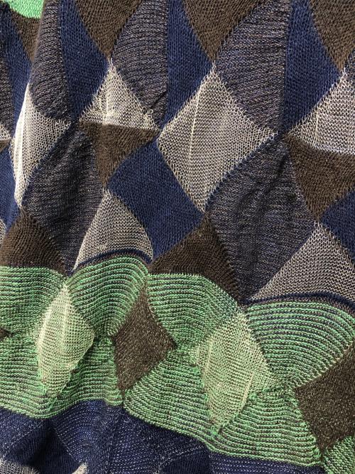 JUNYA WATANABE COMME des GARCONS（ジュンヤワタナベ コムデギャルソン）JUNYA WATANABE COMME des GARCONS ((ジュンヤワタナベ コムデギャルソン) ニット ネイビー サイズ:Mの古着・服飾アイテム