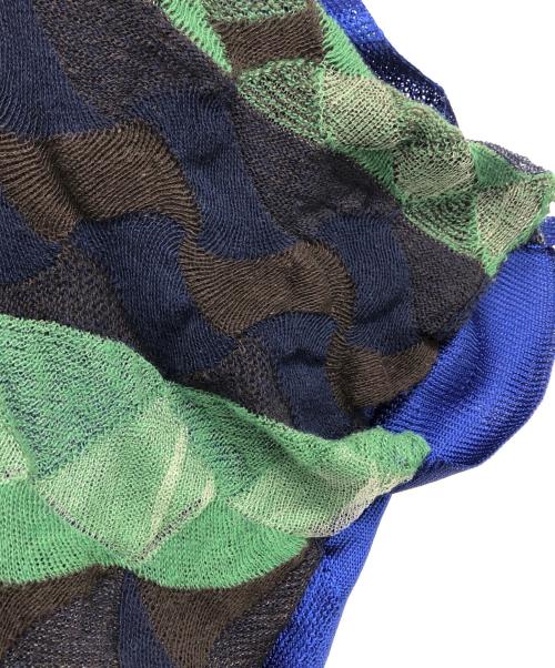 JUNYA WATANABE COMME des GARCONS（ジュンヤワタナベ コムデギャルソン）JUNYA WATANABE COMME des GARCONS ((ジュンヤワタナベ コムデギャルソン) ニット ネイビー サイズ:Mの古着・服飾アイテム