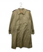 Burberry'sバーバリーズ）の古着「ノヴァチェックライナー付ステンカラーコート」｜オリーブ