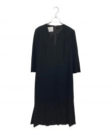 MaxMara（マックスマーラ）の古着「ブラウスワンピース」｜ブラック