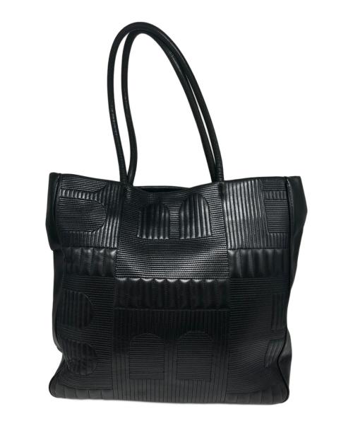 BALLY（バリー）BALLY (バリー) レザートートバッグ ブラックの古着・服飾アイテム