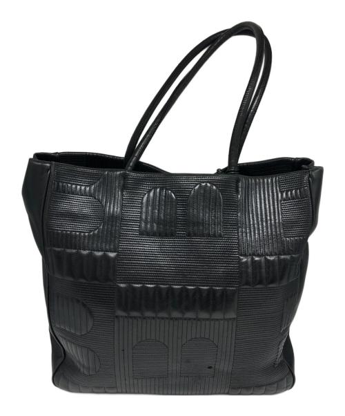 BALLY（バリー）BALLY (バリー) レザートートバッグ ブラックの古着・服飾アイテム