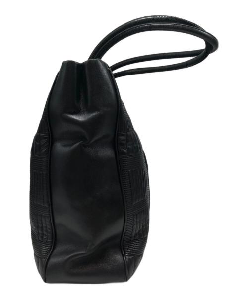 BALLY（バリー）BALLY (バリー) レザートートバッグ ブラックの古着・服飾アイテム