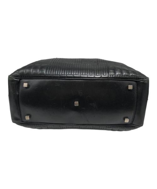 BALLY（バリー）BALLY (バリー) レザートートバッグ ブラックの古着・服飾アイテム