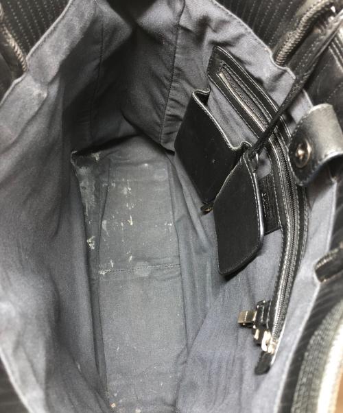 BALLY（バリー）BALLY (バリー) レザートートバッグ ブラックの古着・服飾アイテム