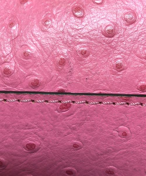 MICHAEL KORS（マイケル・コース）MICHAEL KORS (マイケルコース) オーストリッチ2WAYバッグ ピンクの古着・服飾アイテム