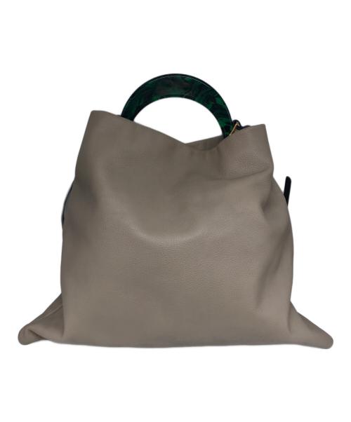 MARNI（マルニ）MARNI (マルニ) VENICE HOBO MEDIUM（ベニス ホーボー ミディアム） ベージュの古着・服飾アイテム