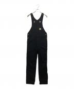 CarHarttカーハート）の古着「ダック地オーバーオール」｜ブラック