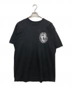 stussyステューシー）の古着「Camelot Pigment Dyed T-shirt」｜ブラック