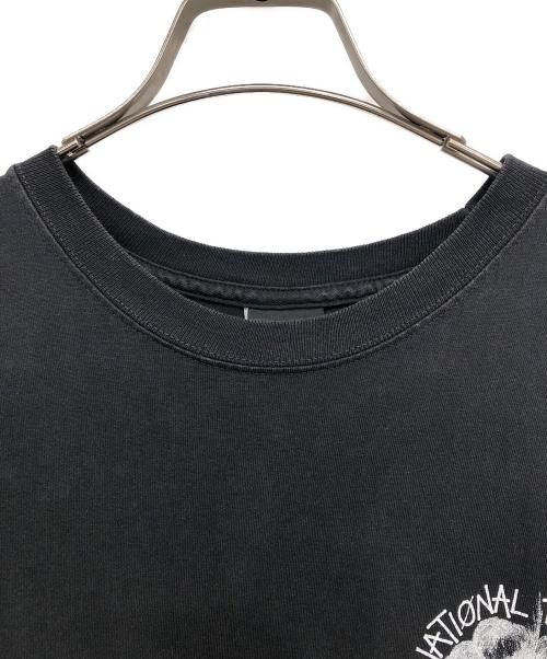 stussy（ステューシー）stussy (ステューシー) Camelot Pigment Dyed T-shirt ブラック サイズ:Lの古着・服飾アイテム