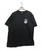 stussyステューシー）の古着「8 BALL TEE」｜ブラック