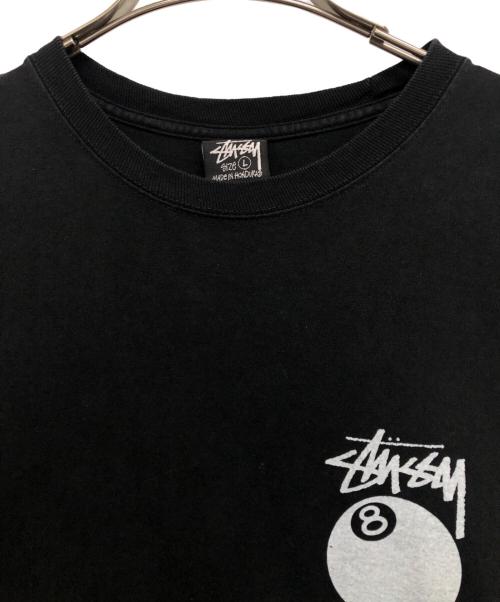 stussy（ステューシー）stussy (ステューシー) 8 BALL TEE ブラック サイズ:Lの古着・服飾アイテム
